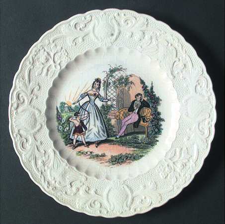 Will You Be Mine Luncheon Plate