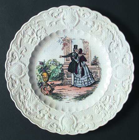 Will You Be Mine Luncheon Plate