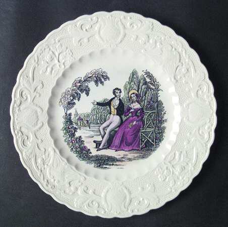 Will You Be Mine Luncheon Plate