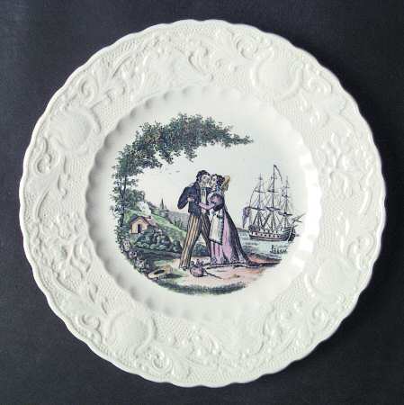 Will You Be Mine Luncheon Plate
