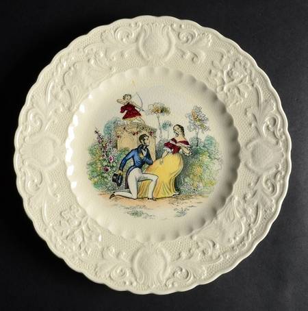 Will You Be Mine Luncheon Plate