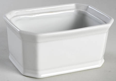 Classic Whiteware Pate Box No Lid