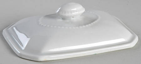 Classic Whiteware Lid for Pate Box
