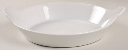 Classic Whiteware 9" Eared Round Egg Dish