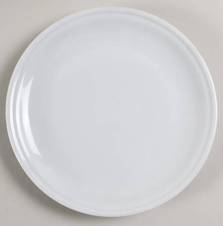 Classic Whiteware Pierced Berry Bowl, Underplate Only