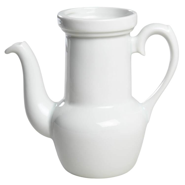 Classic Whiteware Individual Coffee Brewer-No Lid, Filter & Infuser