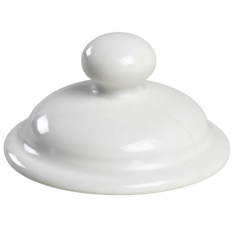 Classic Whiteware Lid for Individual Coffee Brewer