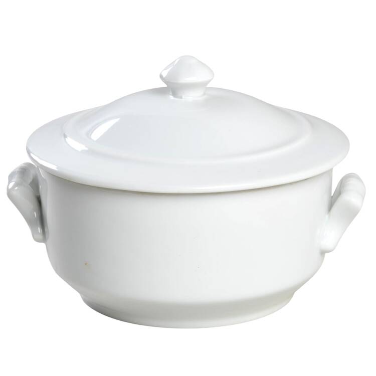 Classic Whiteware Individual Casserole & Lid
