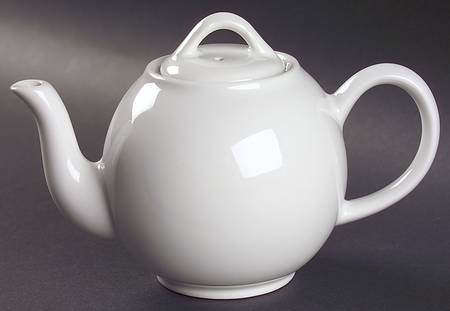 Classic Whiteware London Teapot & Lid