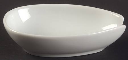 Classic Whiteware Spoon Rest/Holder (Holds 1 Spoon)