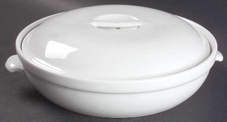 Classic Whiteware 1.25 Qt Round Covered Casserole