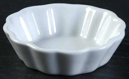 Classic Whiteware Small Round Fluted Bowl