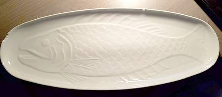 Classic Whiteware 22" Fish Platter