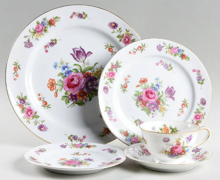 Dresdenia 5 Piece Place Setting by Aladdin