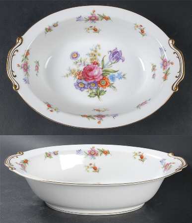 Dresdenia 11" Oval Vegetable Bowl