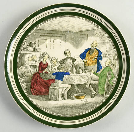 Dickens Green Salad Plate