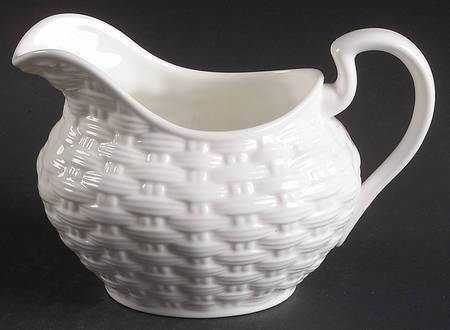 Belleek Basketweave Creamer