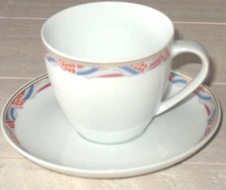 Malaga Flat Cup & Saucer Set