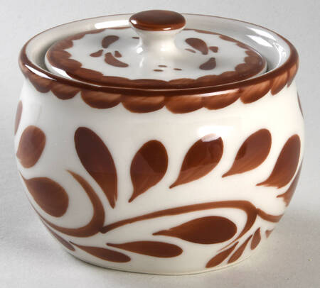 Puebla Brown Sugar Bowl & Lid