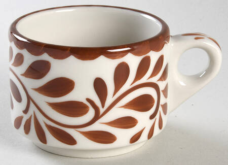 Puebla Brown Stacking Cup by Anfora (Mexico)