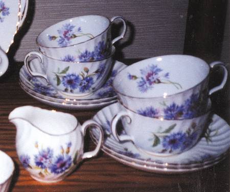Batchelor Buttons Flat Cup & Saucer Set