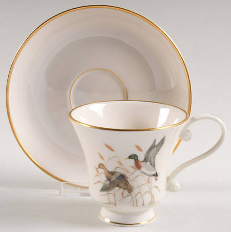 ABM4 Footed Cup & Saucer Set