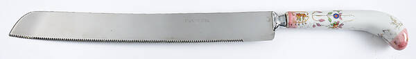 Floraine (Pink) Cake Knife/Server with Stainless Blade