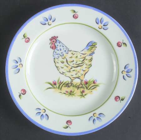 Provincial Rooster Salad Plate