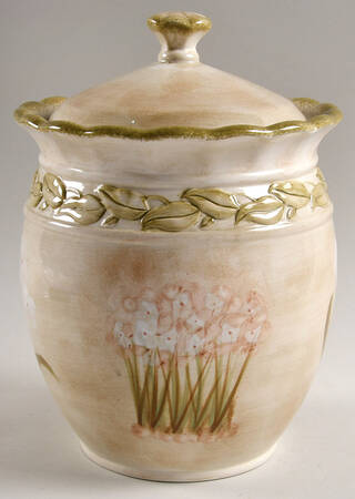 Narcissus Medium Canister & Lid