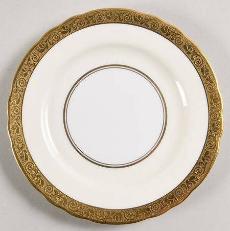 Helene Ivory (Scalloped) Bread & Butter Plate by John  Aynsley & Sons