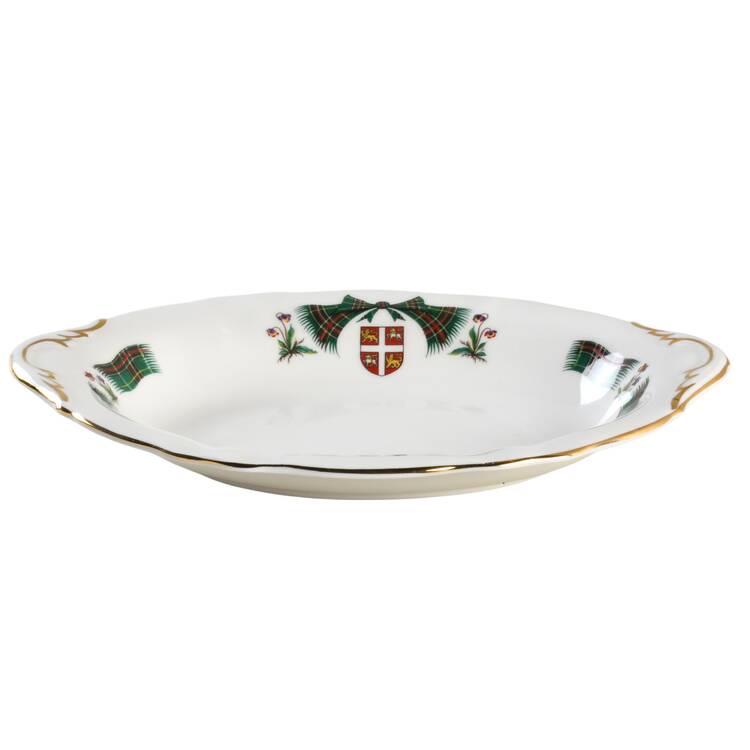 Newfoundland Tartan 9" Oval Vegetable Bowl
