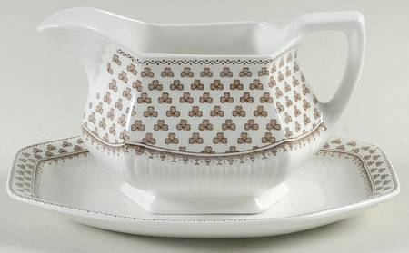 Sharon (William Adams) Gravy Boat & Underplate