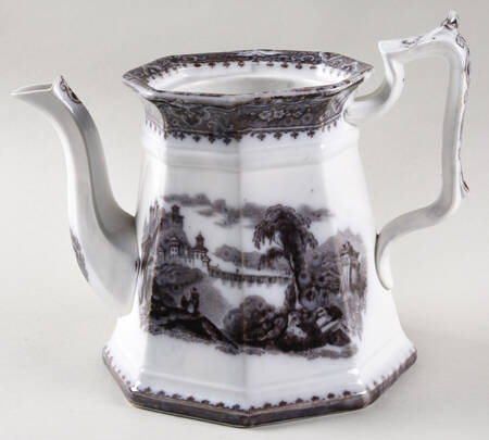 Vincennes Black Teapot No Lid