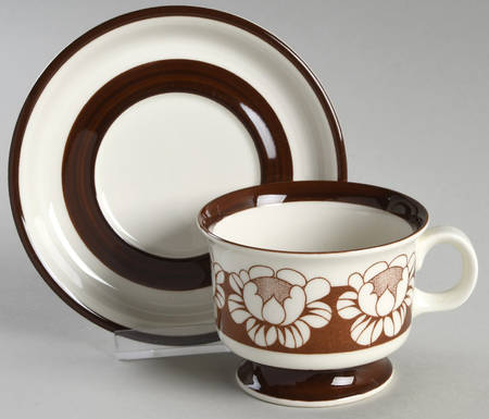ARA89 Footed Demitasse Cup & Saucer Set
