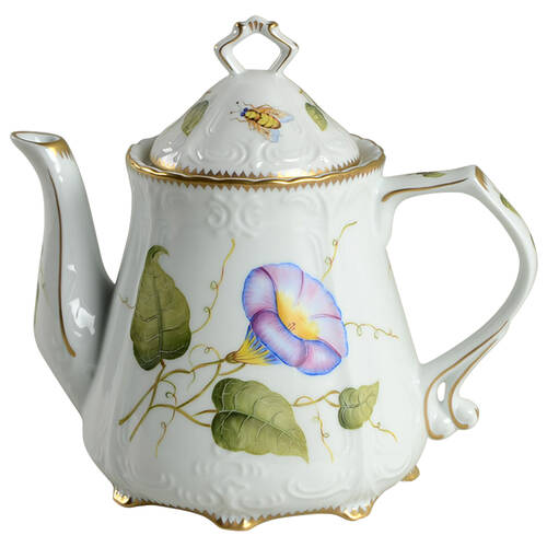 Morning Glory Teapot & Lid