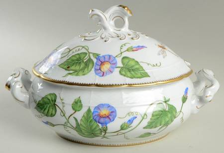 Morning Glory Oval Tureen & Lid