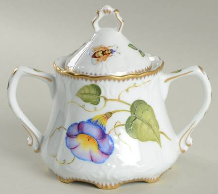 Morning Glory Sugar Bowl & Lid