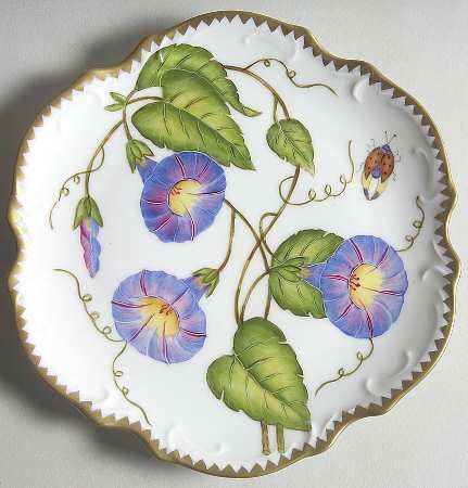 Morning Glory Bread & Butter Plate