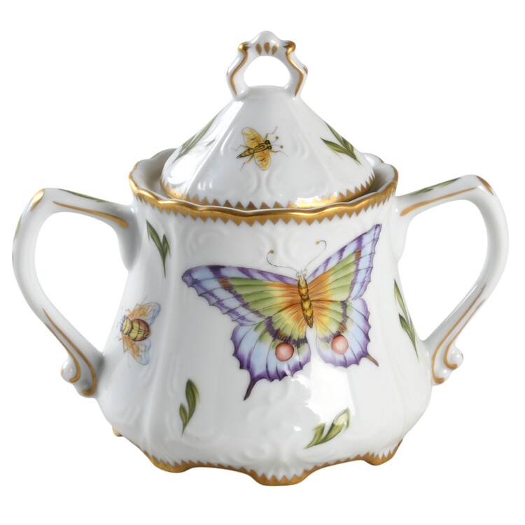 Budapest Spring Sugar Bowl & Lid