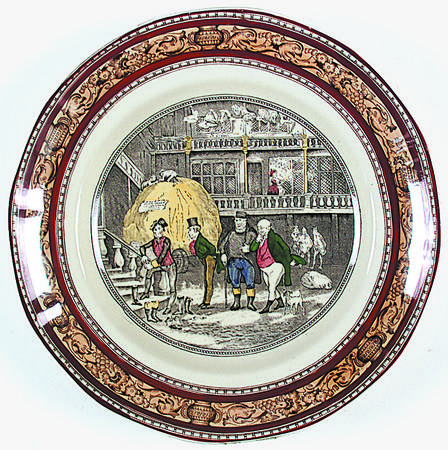 Dickens Rust (Multisided) Dinner Plate