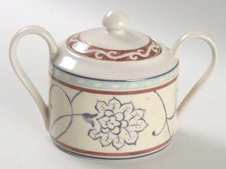 Mehndi Sugar Bowl & Lid