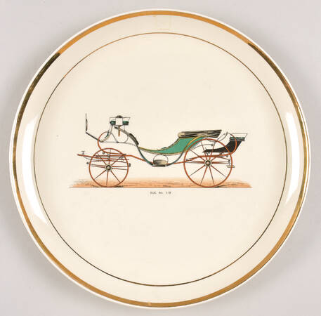 Coach Series Coupe Dinner Plate by Atlas China Co