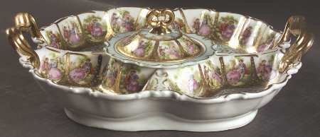 4562 4 Part Relish with Center Lid