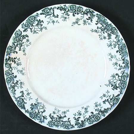 Gloria Blue Green Salad Plate