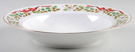 12 Days of Christmas Rim Soup Bowl