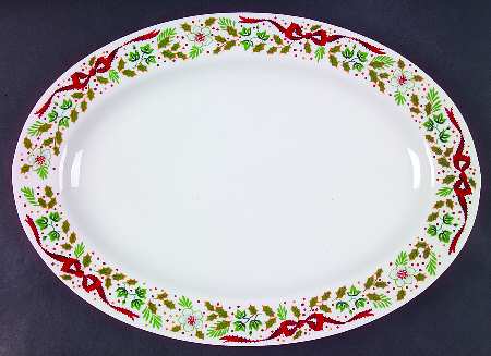 12 Days of Christmas 14" Oval Serving Platter
