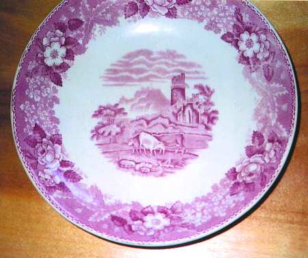 English Scenic Pink (Older, Smooth) by Adams China