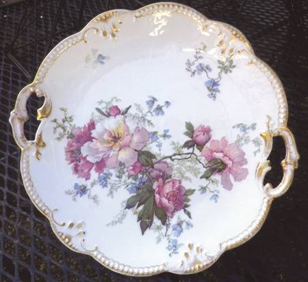 AKF14 Handled Cake Plate