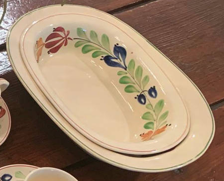 ADA131 9" Oval Vegetable Bowl