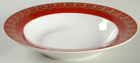 Royal Fruit Large Rim Soup Bowl